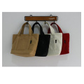 Modern Stylish mini phone bag eco friendly cotton canvas lady's tote handbag